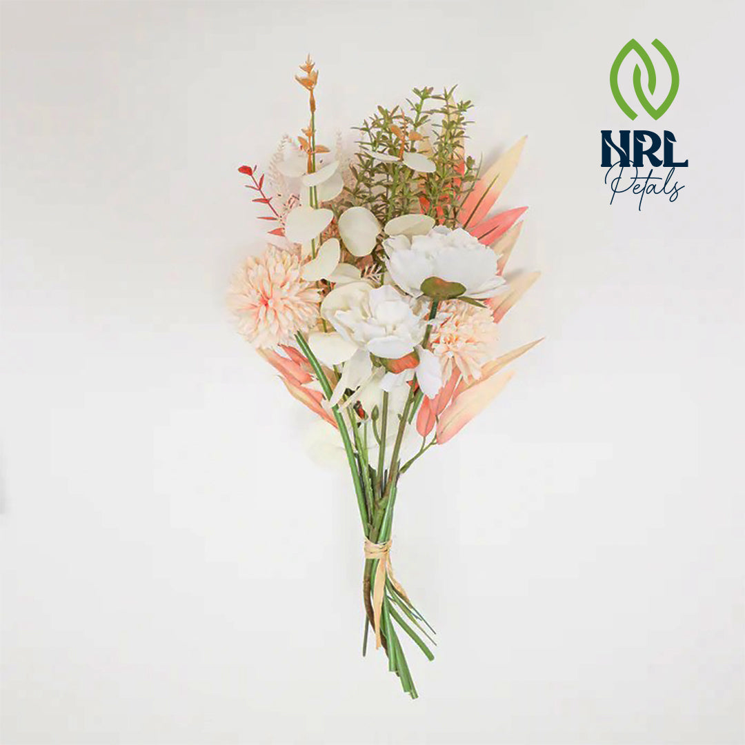 NRL Petals - MADDIE ARTIFICIAL FLOWER BOUQUET 18'' X 8''